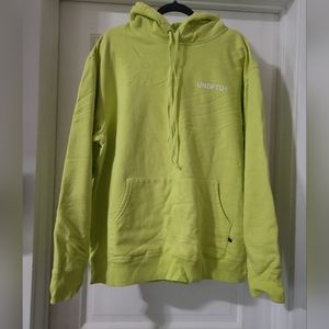 Undefeated hoodie Size XL neon yellow